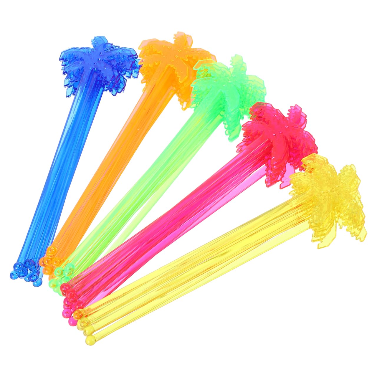 Amazon.com | BESTonZON 50 Pcs Coconut Tree Drink Stirrers